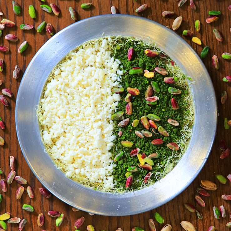 Peynirli Fıstıklı Künefe